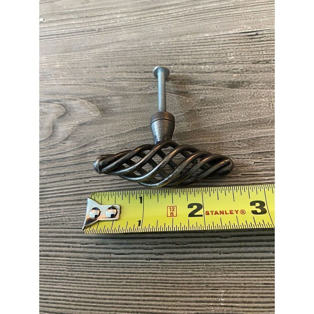 10 Twisted Design Drawer Handles - Picture 5 of 7